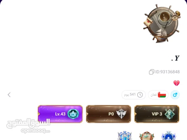 Accounts - Others Accounts and Characters for Sale in Muscat