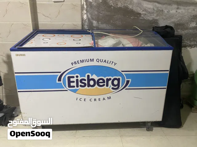 ثلاجة عرض بوظة أفقية 500 لتر شغالة تبريد ممتاز للبيع