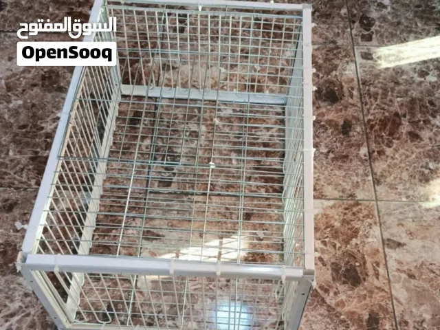 مصيدة طيور اربع جهات + قفص حمام مع عجال طول 149 عرض 90