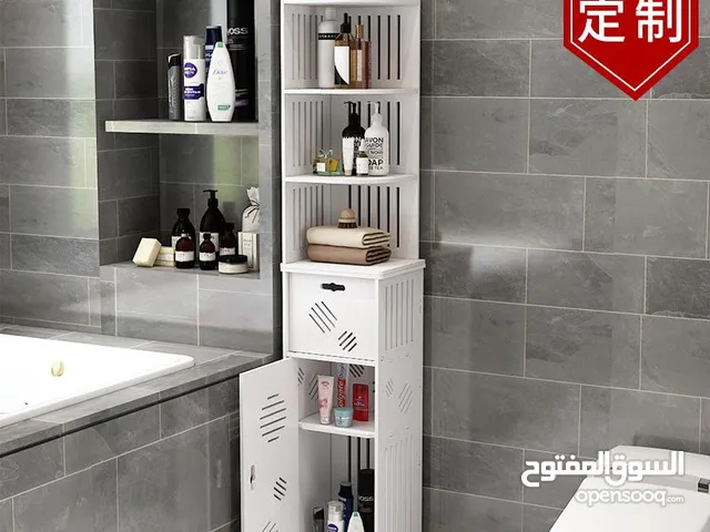 خزانة الحمام الفوم الأنيقة – الحل الذكي لكل حمام صغير ومزدحم! تصميم رفيع وأنيق يدخل بسهولة بأي زاوي