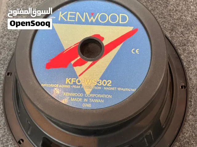 Kenwood 12" Subwoofer with Custom-Made Wooden Enclosure + Semtoni High/Low Converter
