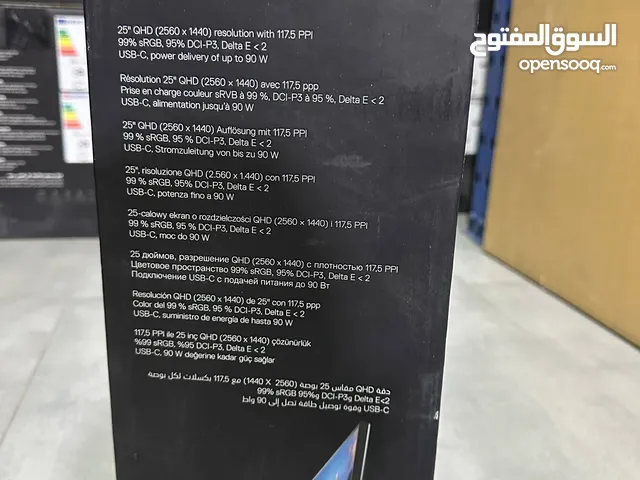 شاشة Dell 25بوصة 2kجديده