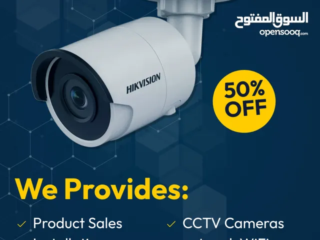 we work all kinds of internet and CCTV camera installation