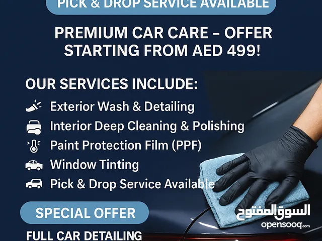 Car Detailing & Service in Sharjah – Full Service