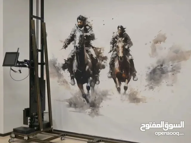 طابعة ليزر على الاسطح الافقية ( طابعة على الحائط)