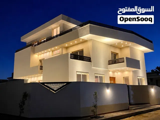 فيلا حديثة للإيجار في السراج شارع البغدادي – 620م أرض و785م مسقوف - مسبح وريفوجو وملحق (شقة)