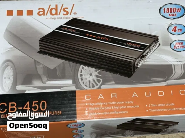 ADS 1800W Amplifier+ + (FLEX 400 RMS Slim Subwoofer ADS1800 إيمبليفاير +صب هوفر فليكس مكفول