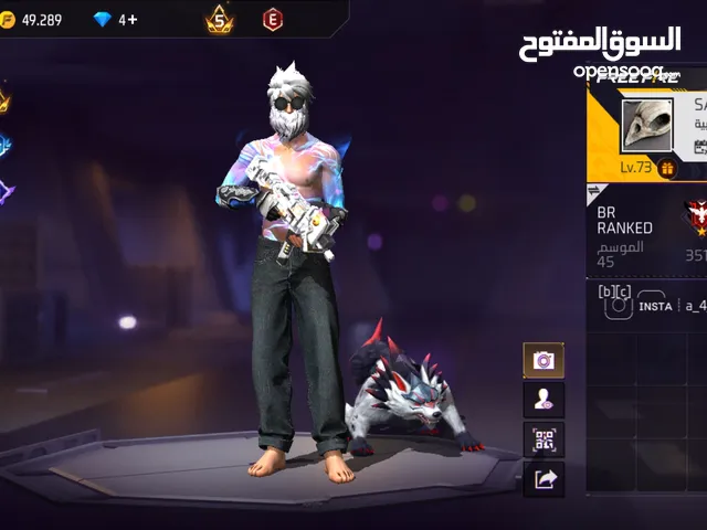 حساب فري فاير قوي للبيع