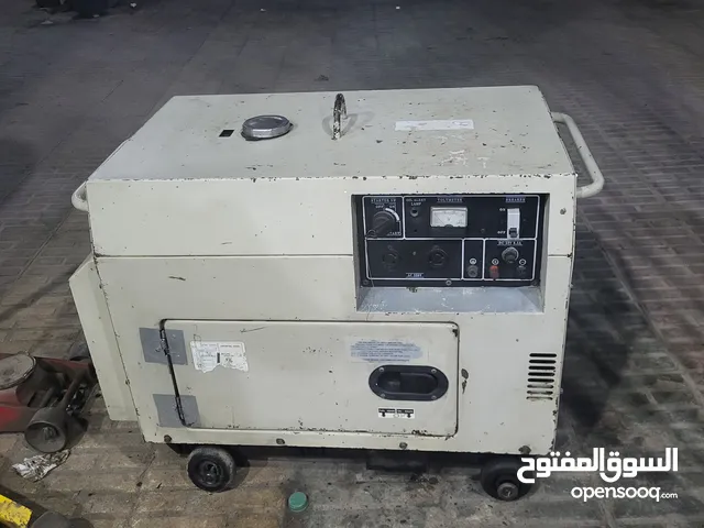مولد كهرباء 5 كيلو ديزل مستخدم نضيف يشبه الجديد ادات التشغيل سويس