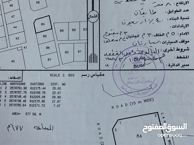 للبيع أرض سكنية في لزغ 3 كورنر