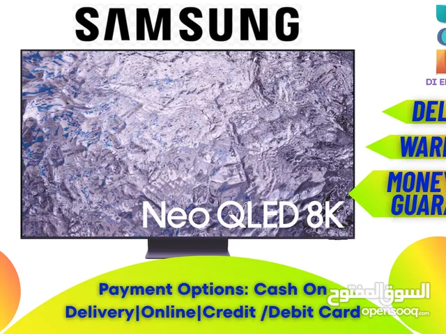 Samsung 75 Inch Smart 8k Neo Ultra HD QLED Tv - 75QN800C - Free Delivery All Over UAE with Warranty