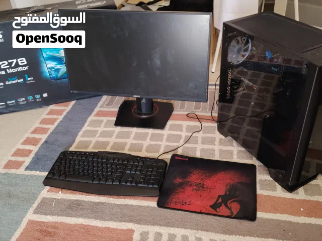 gaming pc and monitor