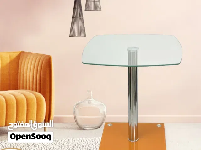 طربيزة جانبية وجه سيكوريت بقاعدة ملونة بألوان صيفية جميلة،مناسبة للمنازل والمكاتب وبأقل سعر في السوق