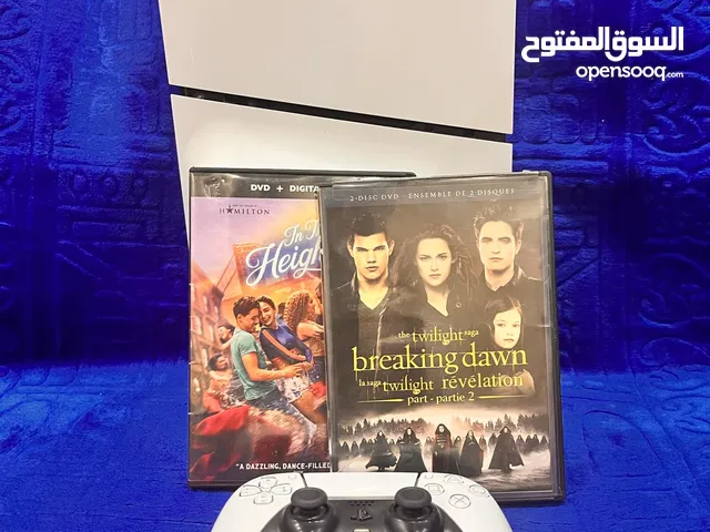 بلاستيشن 5 سلمب شبه جديد مع ثلاث أفلام