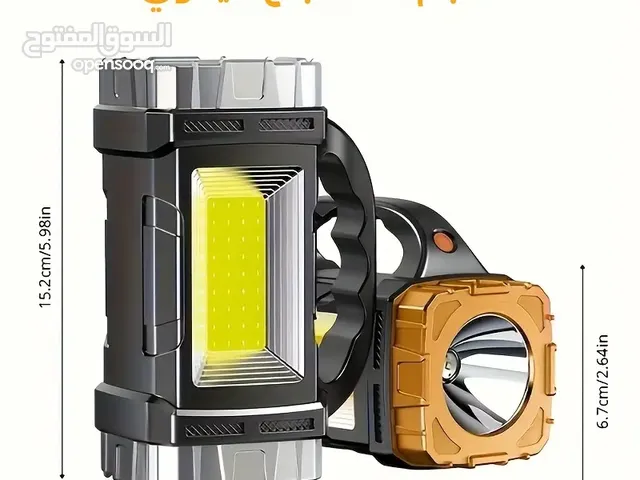 مصباح التخييم والمشي لمسافات طويلة متعدد الوظائف من BAIHUIBRI يعمل بالطاقة الشمسية