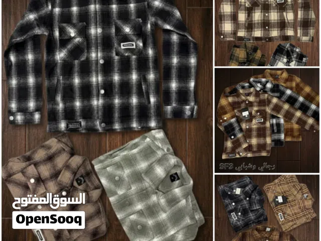 قمصان رجالي كاروهات موديلات SF1_SF2_SF3_SF4 – جودة ممتازة وسعرهسوس