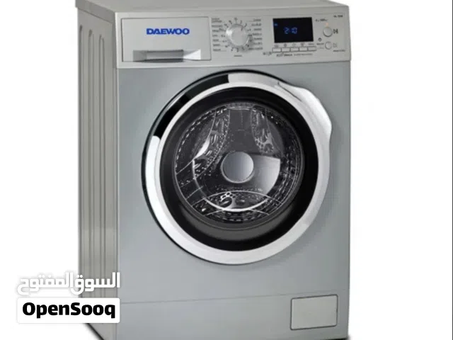 أخر 3 حبات غسالة دايو 10.5 كيلو 1200 دورة لون سلفر A+++ صناعة إيطالية بسعر لقطة