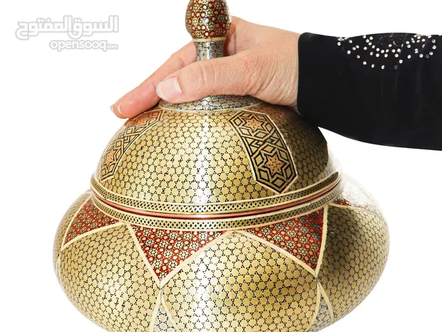 وعاء سكر مرصع رائع بتصميم ترصيع كامل - كود HQ20P15 من أصفهان، إيران