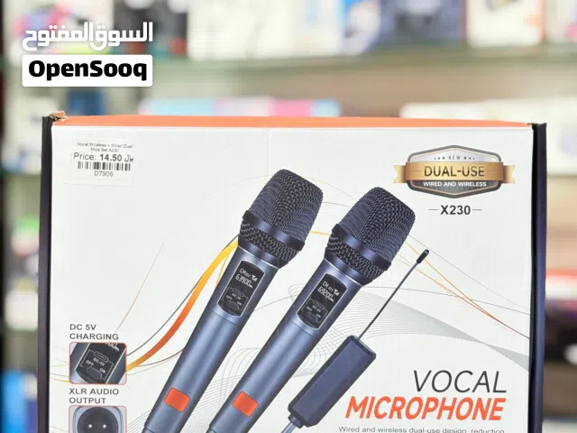 Brand New Vocal Dual Microphone in Oman  Dual microphones  1 Year Warranty