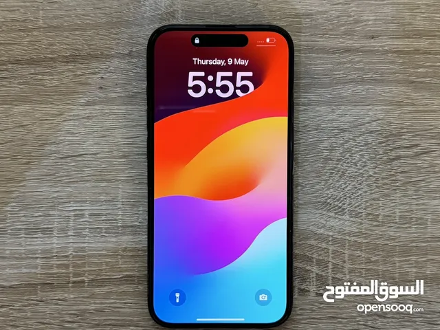 iPhone 15 pro ,256G ,black مع العلبة وكل اغراضه