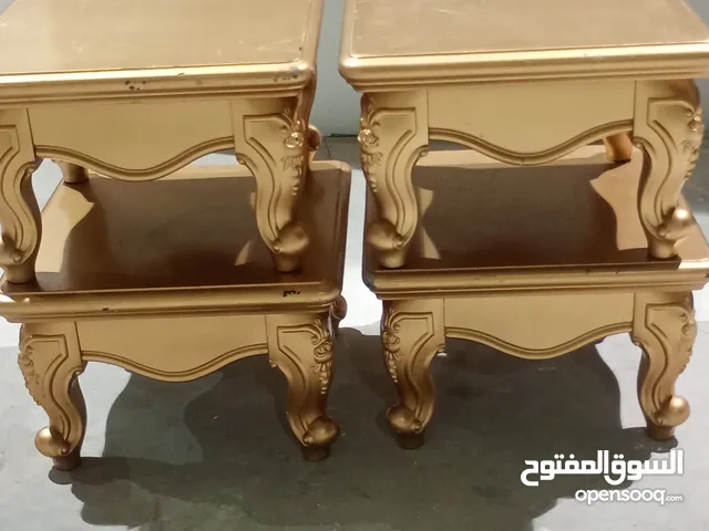 Solid Heavy Wooden Side Tables – Premium Quality – خشب طبيعي ثقيل فاخر