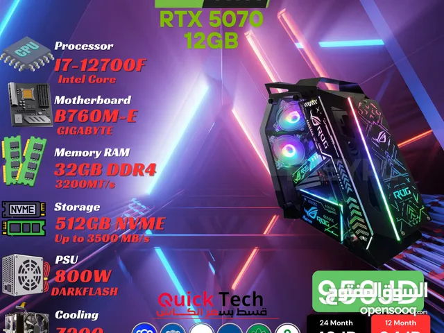 بي سي جيمنج PC GAMING RTX 5070 12GB