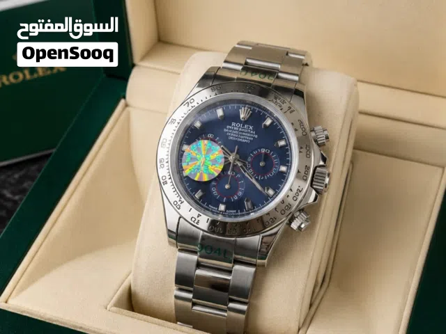 Rolex Cosmograph Daytona Blue Dial Automatic Stainless Steel Watch – Full Set
