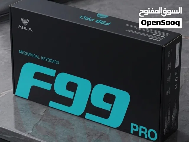 كيبورد AULA F99 Pro الميكانيكي الاحترافي  إضاءة RGB قابلة للتخصيص بالكامل
