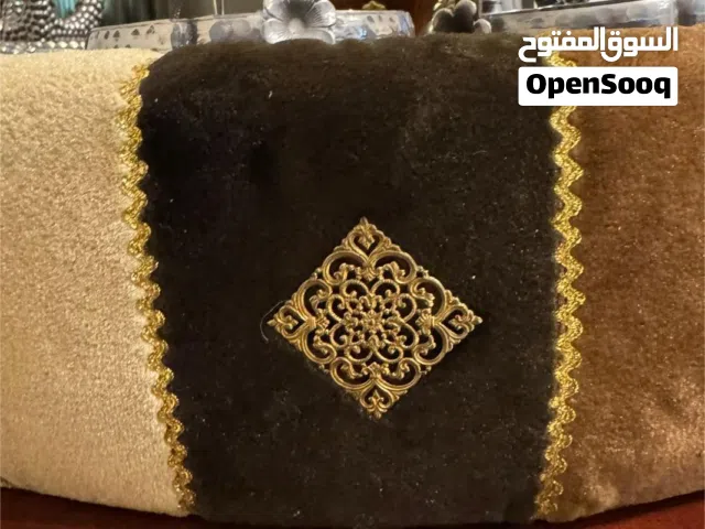 صينية " حامل ضيافة " تقديم من القماش المخمل الفاخرة – صناعة يدوية  سعودية – مقاس كبير 66 سم