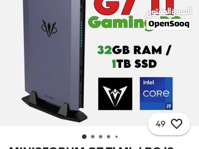 MINISFORUM G7 Ti Mini PC i9- 14900HX, RTX 4070, 32GB RAM, ITB SSD, AtomMan