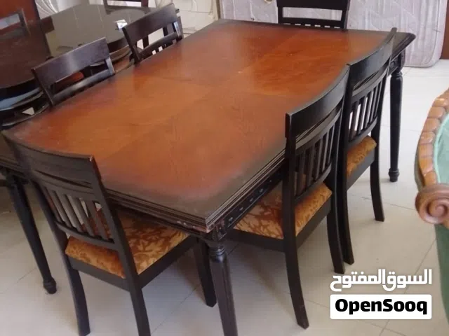 طاولة سفرة خشب لاتيه وزان