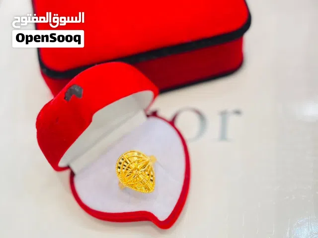 خواتم مطليه ذهب فري سايز