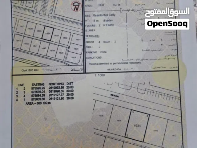 Residential Land for Sale in Al Batinah Barka