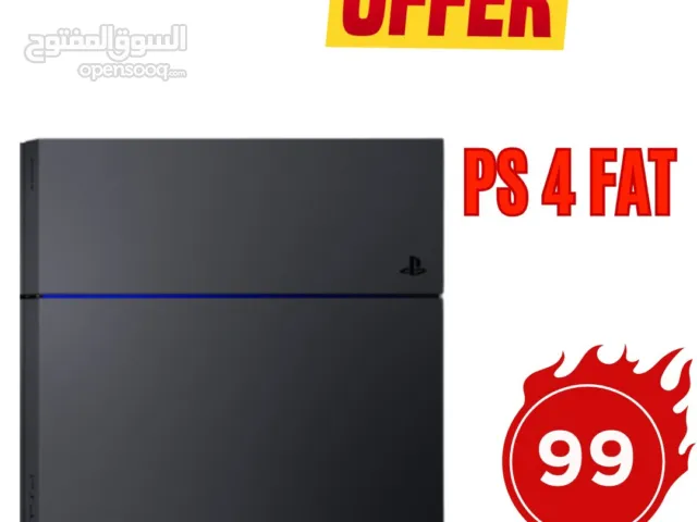 بلايستيشن 4 فات مع كفاله  PS4 Fat بافضل الاسعار
