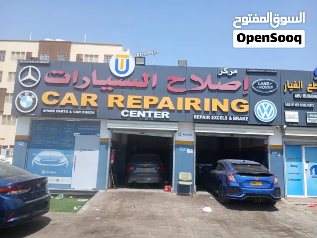 ورشة سيارات مجهزة للبيع في المعبيلة الصناعية – جاهزة للعمل