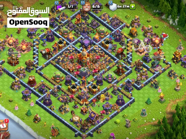 Clash of clans account town hall 16 حساب كلاش رويال