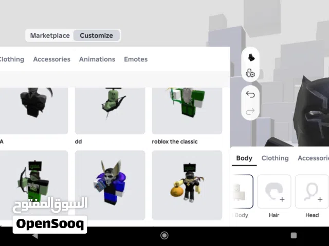حساب roblox