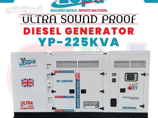 225Kva Silent generator diesel engine 3 phase