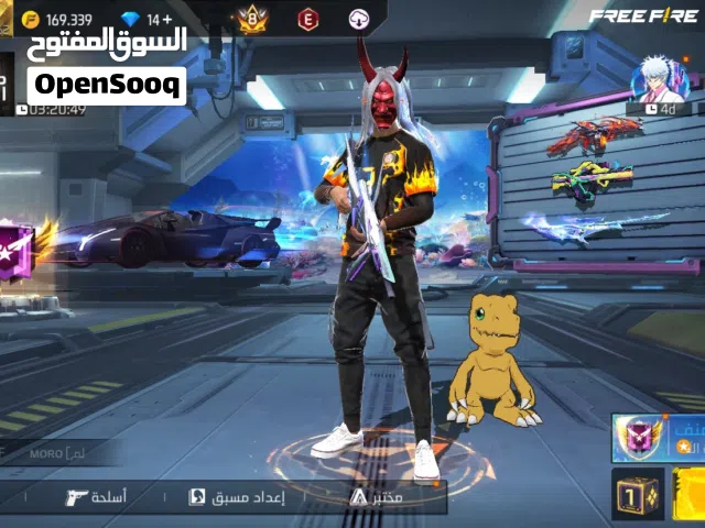 حساب فري فاير برايم تمانة