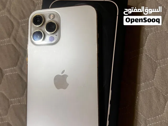 ايفون 12 برو ماكس لون ذهبي نضيف