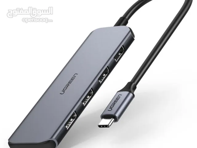 UGREEN CM219 Type C 4-Port USB3.0 Hub with Micro USB Power Supply وصلة متعددة المداخل