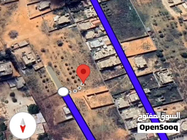 قطعتين أرض في وادي الربيع مساحة كل قطعة 250 متر أقرب نقطة دالة طريق فاطمة الزهراء الخلة و شركة النهر