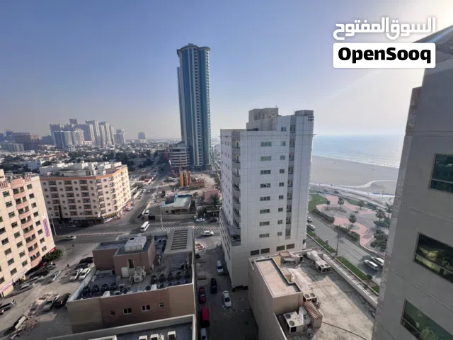 شقة غرفتين بحرية أول ساكن كورنيش عجمان