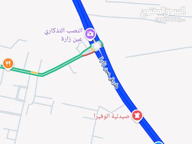 هنقر تجاري أصفار 530م للإيجار على رئيسي طريق عين زارة الجديدة بالقرب من جزيرة النصب التذكاري