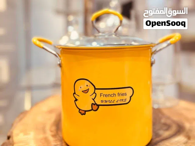 حلة تحمير بطوط 3 لتر  ومعاها مصفاة بيد