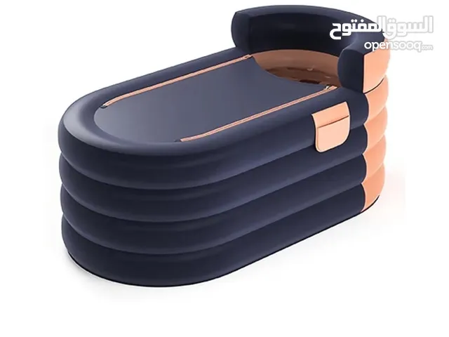 حوض استحمام هوائي منزلي مع مسند للراس قابل للاغلاق استرخام واستجمام تام مقاس مناسب يوجد خدمة توصيل