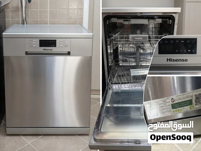 للبيع غسالة صحون Hisense H14DS نظيفة جداً - (للتصليح أو قطع غيار)