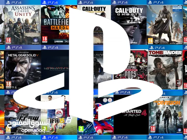 نسخ اي لعبة PS4 ب500ريال فقط