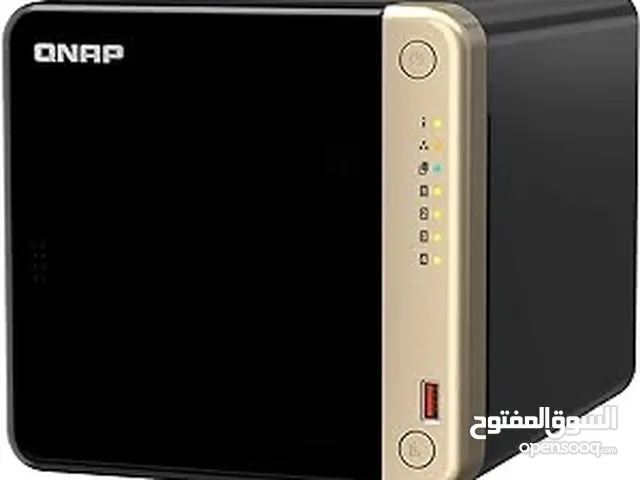 للبيع جهاز QNAP QNEP464 (مستعمل بحالة ممتازة) يمكن اضافة 74TP