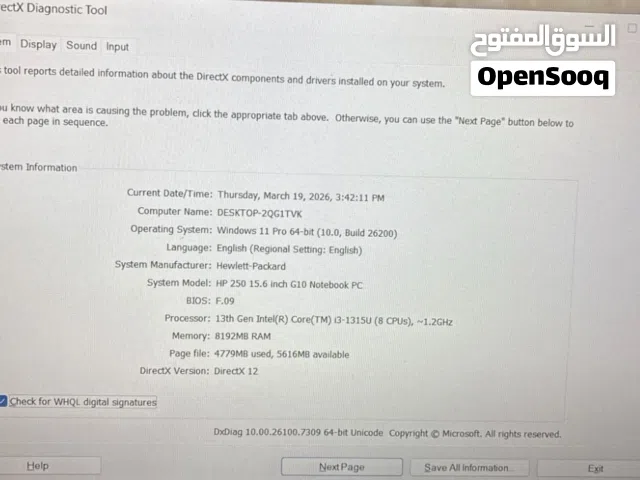 Windows HP  Computers  for sale  in Baghdad